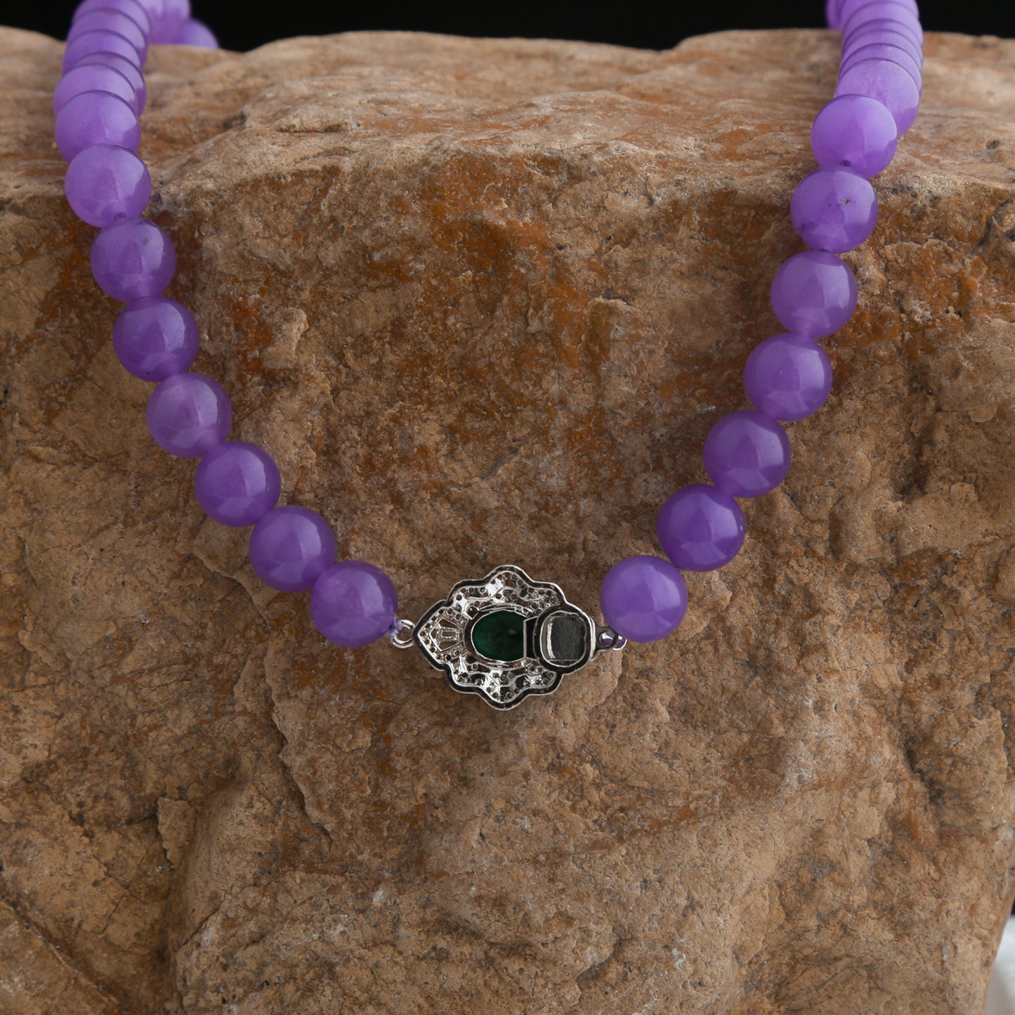 Vintage Bohemian Natural Stone Women's Long Necklace Beach Fashion Set