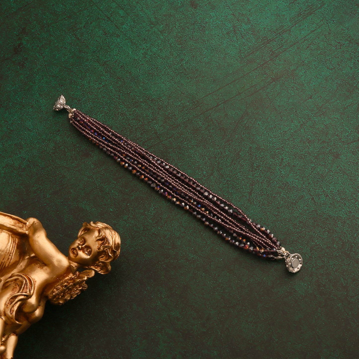 Vintage jewelry set,New stylish and versatile multi-layer wrap necklace, artistic and sophisticated retro bracelet