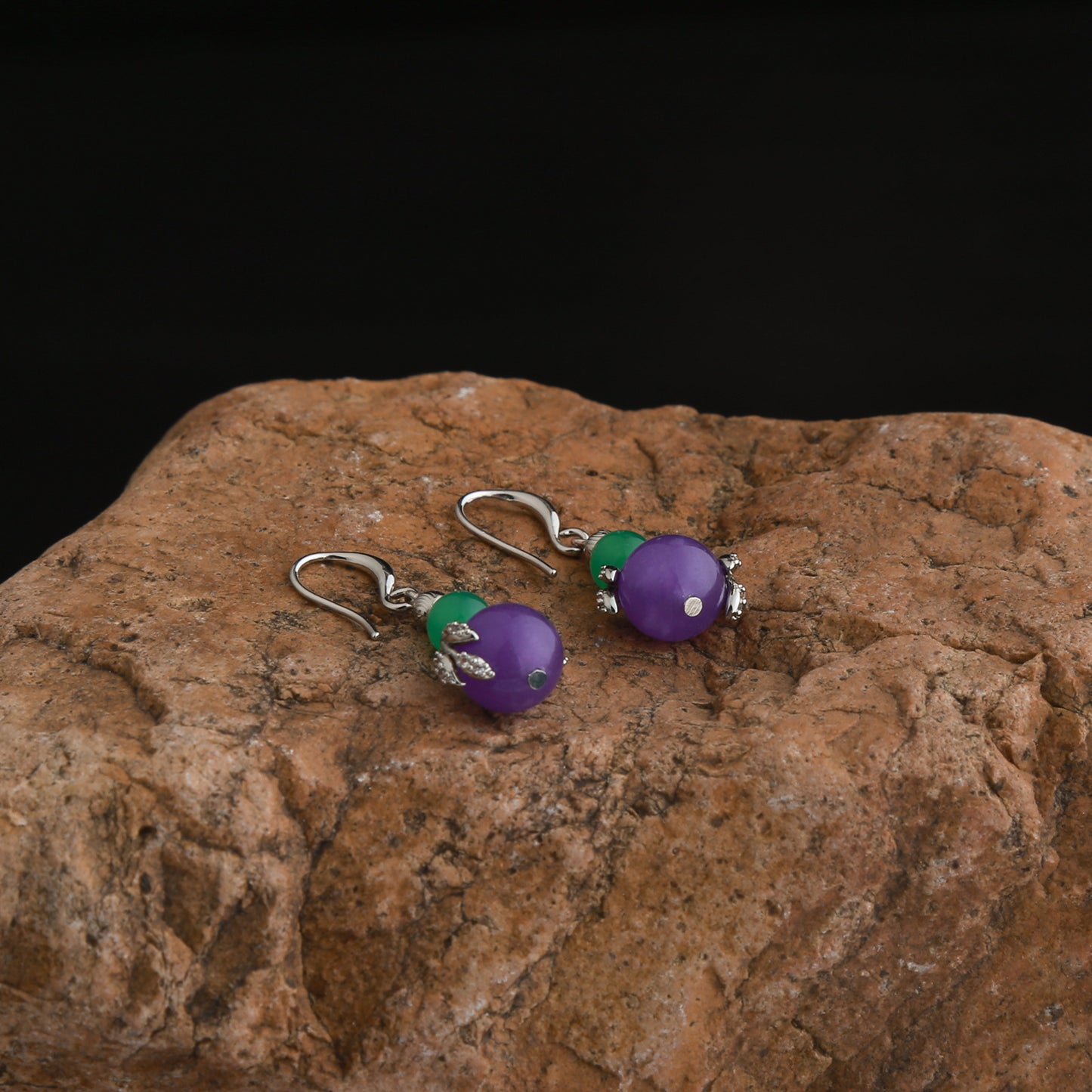 Vintage Bohemian Natural Stone Women's Long Necklace Beach Fashion Set